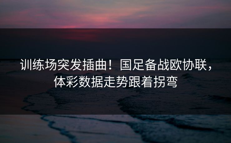 训练场突发插曲！国足备战欧协联，体彩数据走势跟着拐弯